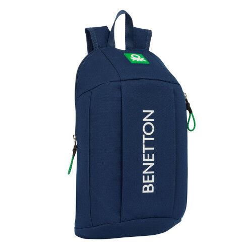 Mochila Casual Benetton Green Azul marino 22 x 39 x 10 cm