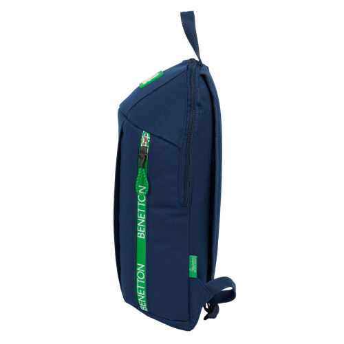 Casual Rugtas Benetton Green Marineblauw 22 x 39 x 10 cm