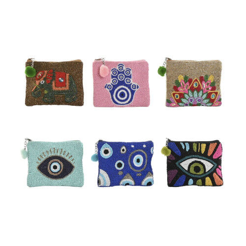 Monedero Home ESPRIT Multicolor (6 Unidades)