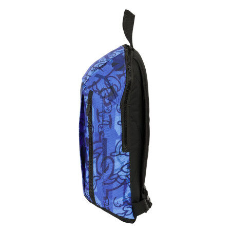 Casual Backpack El Niño Roller Blue Black 22 x 39 x 10 cm