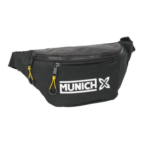 Belt Pouch Munich Topo Black 23 x 12 x 9 cm