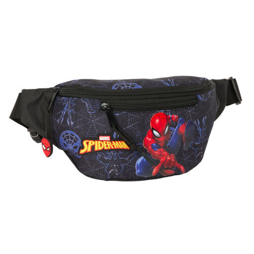 Belt Pouch Spider-Man Attack Black 23 x 12 x 9 cm