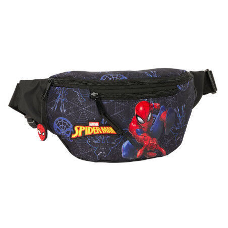 Belt Pouch Spider-Man Attack Black 23 x 12 x 9 cm