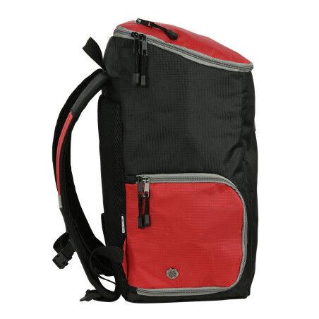 Mochila Safta Multisports Negro Rojo Deportivo 28 x 50 x 22 cm