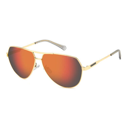 Lunettes de soleil Homme Polaroid PLD-2145-G-S-X-J5G Doré Ø 62 mm