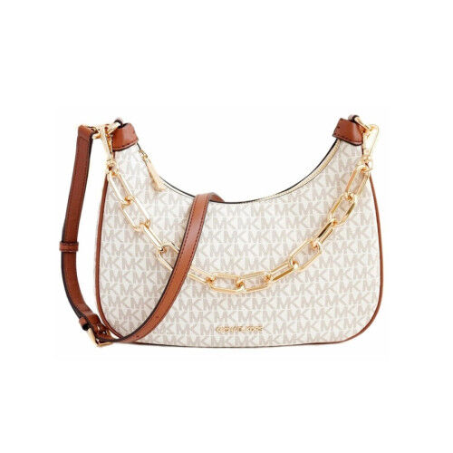 Damen Handtasche Michael Kors CORA-VANILLA Grau 27 x 21 x 7 cm