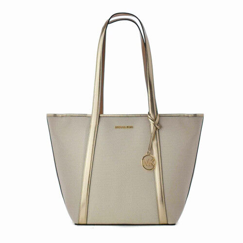 Bolso Mujer Michael Kors PRATT Dorado 29 x 28 x 12 cm