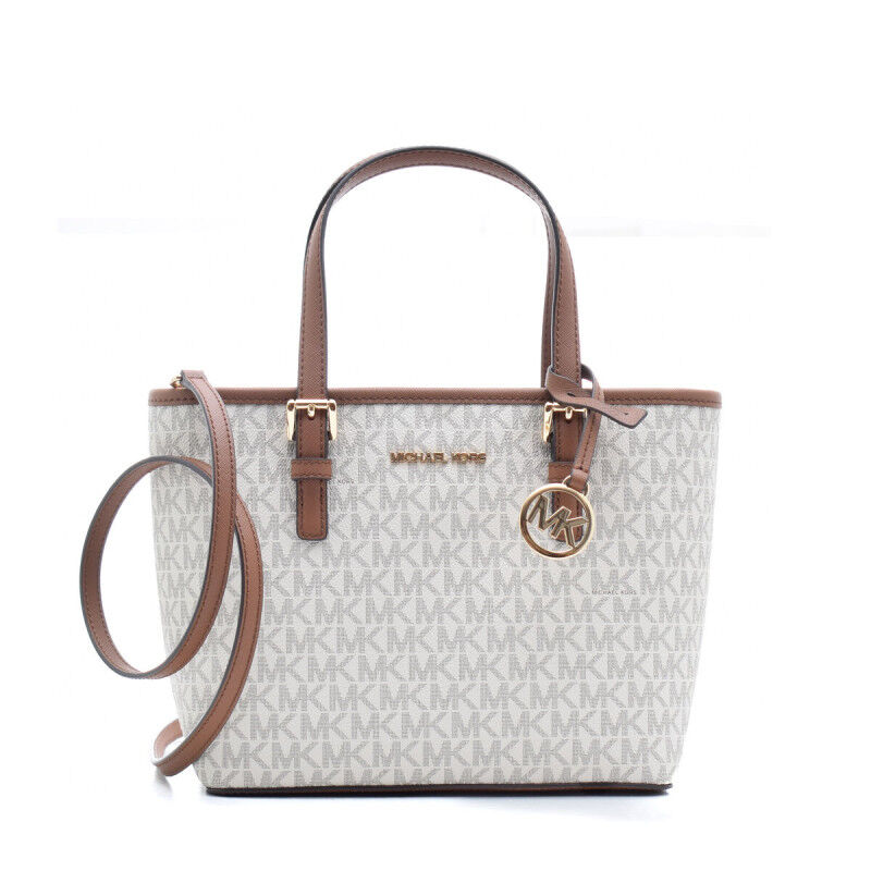 Damen Handtasche Michael Kors 35T9GTVT0B-VANILLA Beige 25 x 18 x 10 cm