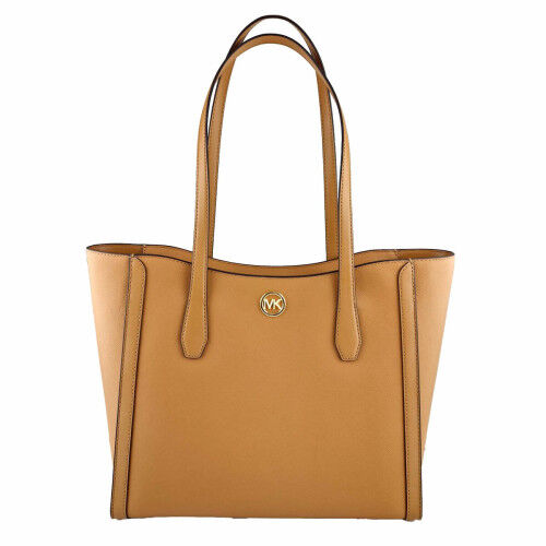 Borsa Donna Michael Kors Leida Marrone 40 x 28 x 11 cm