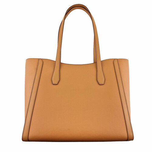 Borsa Donna Michael Kors Leida Marrone 40 x 28 x 11 cm