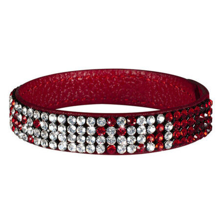 Pulsera Mujer Glamour GBR1-055 (21 cm) Rojo Piel (18 - 19,5 cm)