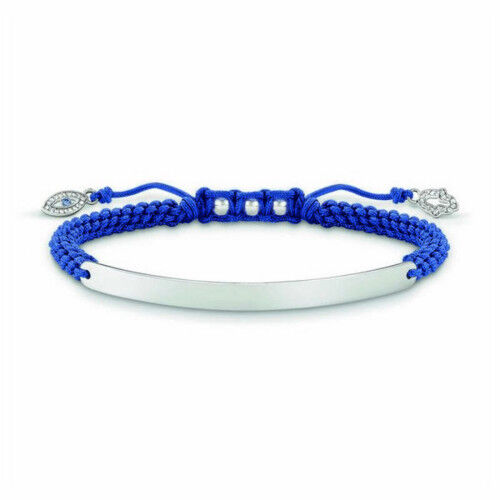 Armband Dames Thomas Sabo LBA0066-897-1 16 - 19 cm Zilverkleurig Blauw 21 cm