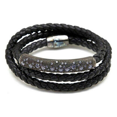 Bracciale Donna Pesavento W1STRB010 Nero Argento puro (19 cm)