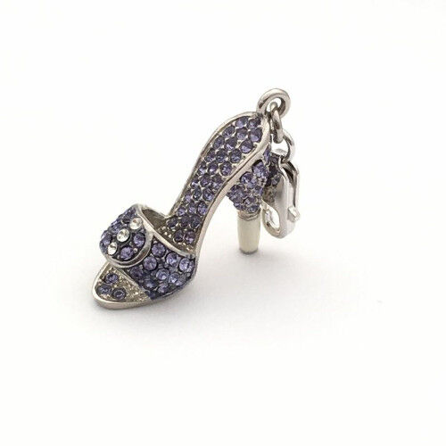 Charms für Damen Glamour GS1-19 (4 cm) Lila (4 cm)