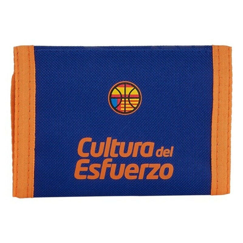 Cartera Valencia Basket Azul Naranja