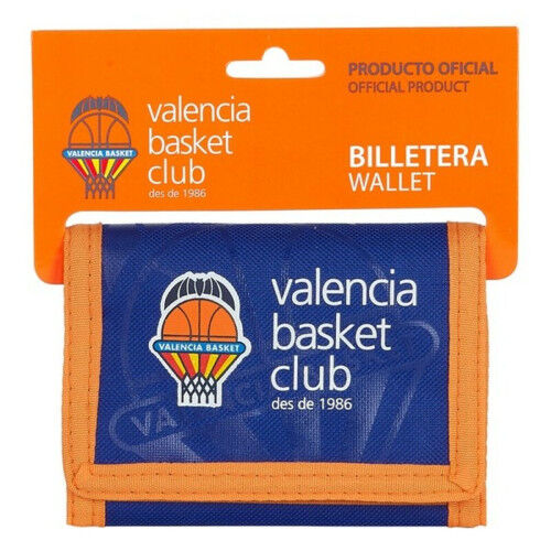 Portafogli Valencia Basket Azzurro Arancio