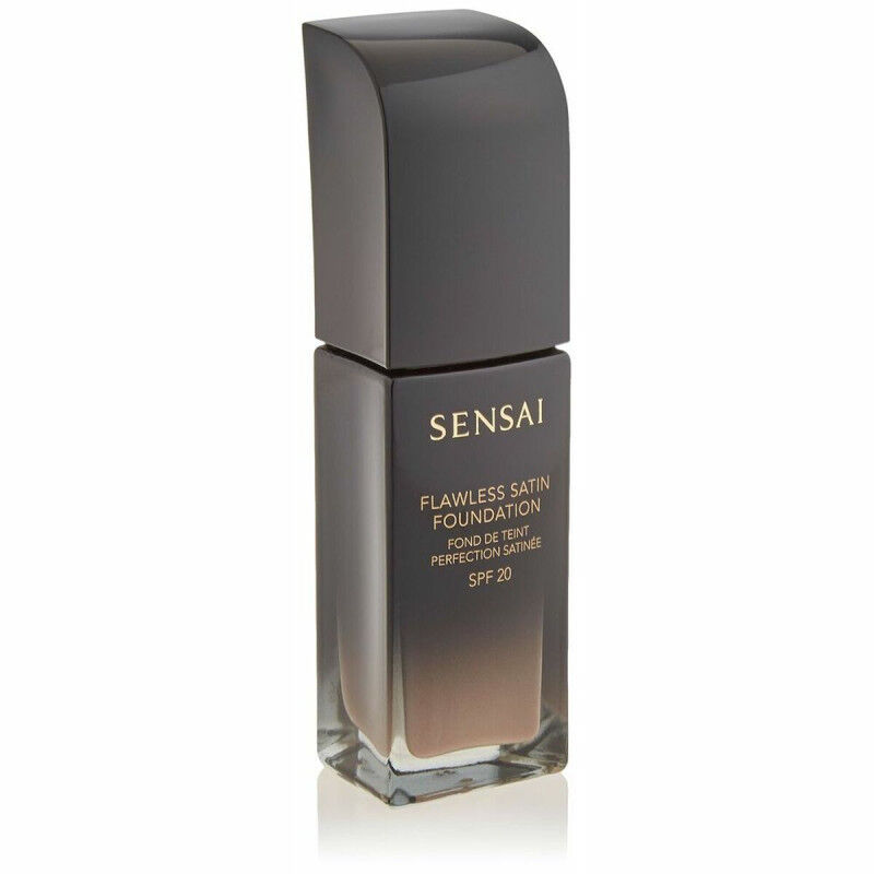 Base per Trucco Fluida Lawless Satin Foundation Sensai 103-Sand beige (30 ml)