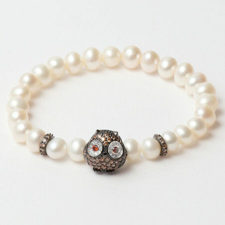 Armband Dames Lancaster JLA-BR-OWL-4-WH 16 mm