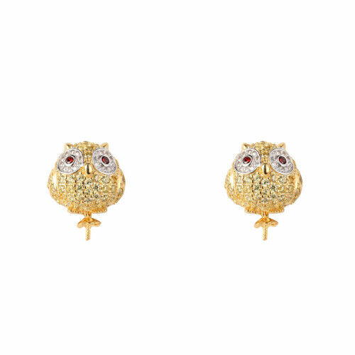 Oorbellen Dames Lancaster JLA-EAR-OWL-6 1,2 cm