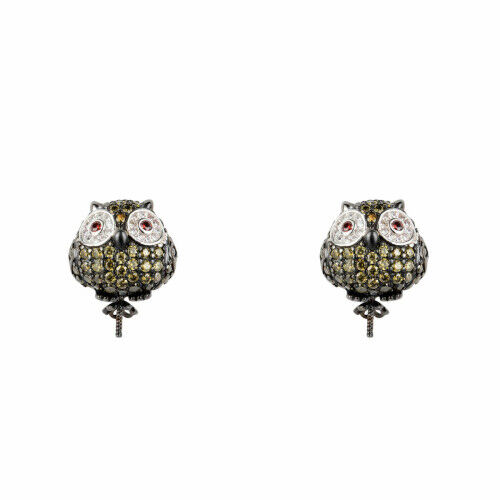 Oorbellen Dames Lancaster JLA-EAR-OWL-3 1,2 cm