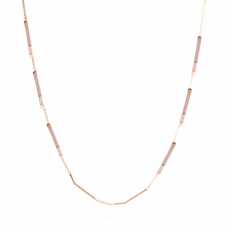 Collier Femme Sif Jakobs C446-CZ-RG 35 cm