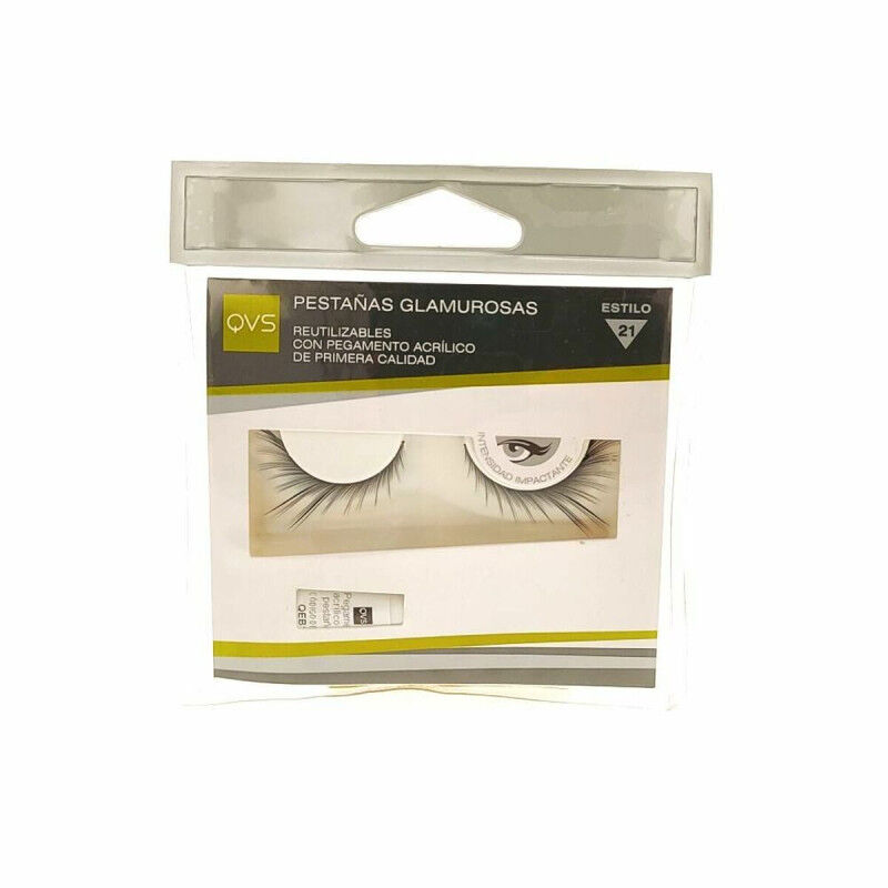 False Eyelashes QVS Glamour Estilo21 1 L